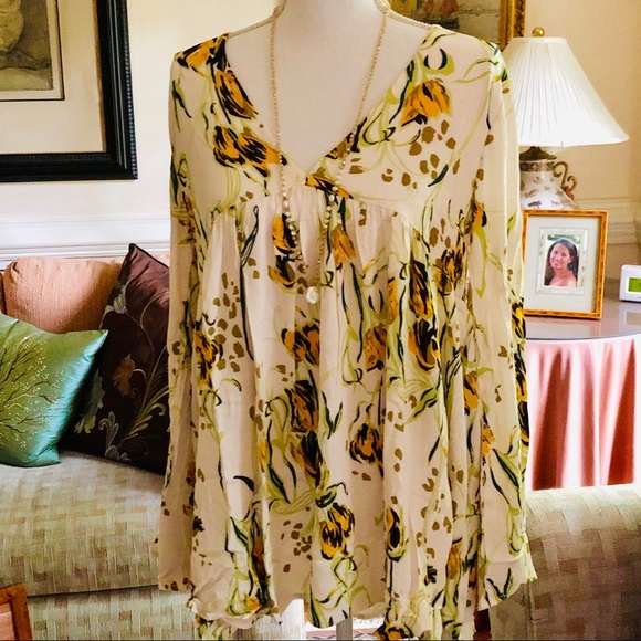 🌺🎉HP🎉🌺 NWT Free People Bella Floral Print Top - Picture 13 of 15